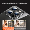 Ultra Thin PC Hard Crystal Clear Case For iPhone 15 14 Plus 13 12 11 Pro Max Glossy Transparent Camera Protection Slim Cover