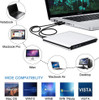 External USB3.0 Blu-Ray Burner Writer Optical DVD Drive BD-RE 3D Blu-Ray Reader for Windows/MAC OS