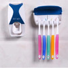 Fully Automatic Toothpaste Dispenser Hole Punched Toothbrush Toothpaste Storage Shelf Wall Hangers Bathroom Accessories