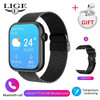 LIGE Bluetooth Call Smartwatch Women Men Sports Fitness Watches Woman Body Temperature Monitoring Smart Watch Ladies Earphones