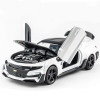 1:32 Alloy Diecast Car Model Chevrolet Camaro Pull Back Sound Light Kids Toy Car Collection For Children's Gifts