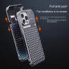 Aluminum Alloy Cooling Hollow Metal Case For iPhone 14 13 12 Pro Max 15Plus Fragrance Rimless Full Shockproof Cover Aromatherapy