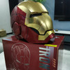 Iron Man Tony Helmet Electric Multi-piece Opening And Closing English Voice Control 1:1 Wearable Abs Figure Toys Dolls Gifts