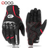 Leather Motorcycle Gloves Waterproof Breathable Moto Gloves Goatskin Leather Motocross Riding Gloves Full Finger Four Seasons