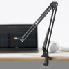 FIFINE Adjustable Microphone Suspension Boom Scissor Arm Stand for K688 K669 K670 K658 K678 K690,Ampligame A6V A8