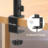 VIJIM LS25 C-clamp Flexible Desktop Light Stand Microphone Holder Live Boom Arm With 1/4"3/8"5/48" Ball Head for DSLR Smartphone