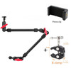 2023 Camera Magic Arm with Super Clip Bracket for Smartphone Camcorder Action Camera Clamp Mount Tablet Webcam Studio Kits Set