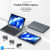 CRELANDER Mini Laptop 8 Inch Touch Screen Intel Alder Lake N100 12GB DDR5 WiFi 6 2 In 1 Laptop Notebook Tablet PC Pocket Laptop