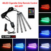 Neon LED Car Interior Ambient Foot Strip Light Kit Accessories Backlight Remote App Music Control Auto RGB Decorative Lamps