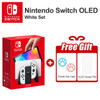 Nintendo Switch OLED Game Console Version White Neon Blue and Red Joy Con Set with 7 Inch OLED Touch Screen 64GB