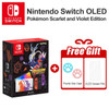 Nintendo Switch OLED Game Console Version White Neon Blue and Red Joy Con Set with 7 Inch OLED Touch Screen 64GB