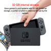 Nintendo Switch Gray Set Game Console with Gray Joy Con 6.2 Inch LCD Screen 4.5 to 9 Hours Battery Life 3 Game Modes