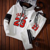 2023 Men's Autumn and Winter Premium Hooded Sweatshirt Set Hoodie+Sweatpants 2 Piece Sweatwear Set Men's Outdoor Sportswear