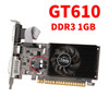 RX580 8GB DDR5 Graphics Video Card 256Bit Gamer Video Card for PC Dual Cooling Fan GT610 1/2GB GPU Graphics Card Single Fan DDR3