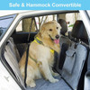 Dog Car Seat Cover Protector Waterproof with Storage Pockets Washable Dog Hammock for Cars Trucks and SUV Safety Carrier For Dog