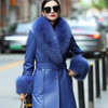 Winter Real Fox Fur Collar Women Large Fur Scarf Suit Fluffy Fur Shawl Fur Cuff Set Luxury Furry Wraps Scarves Coat Jacket Adorn