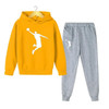 Children's Hooded Sportswear and Pants Casual Wear Set for Boys and Girls Children's Fashion Autumn Children's Set