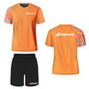 BABOLAT Badminton T-shirt And Shorts Set Tennis Table Tennis Training Wear Summer Outdoor Running Sweatshirt Breathable Light