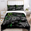 Monster Truck Duvet Cover Catroon Monster Jam Bedding sets Soft Quilt Cover and Pillowcases for Teens Single/Double/Queen/King