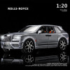 1/20 Rolls Royce Cullinan SUV Alloy Car Model Simulation Diecast Metal Toy Vehicles Model Sound and Light Collection Kids Gift