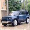 1/18 Range Rover Defender SUV Alloy Car Model Diecast Metal Off-road Vehicles Simulation Car Model Sound and Light Kids Toy Gift