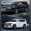 1/24 Scale Alloy Diecast Land Cruiser Toy Car Model Sound Light with Car Key Control SUV Vehicle Models for Boy Gifts Collection