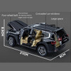 1/24 Scale Alloy Diecast Land Cruiser Toy Car Model Sound Light with Car Key Control SUV Vehicle Models for Boy Gifts Collection