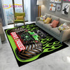 Cartoon Monster Jam 3D Monster Truck Carpet Rug for Home Living Room Bedroom Sofa Doormat Decor,kids Area Rug Non-slip Floor Mat