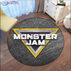 Classic Truck Monster Truck Circle Gravedigger Bigfoot Floor Rug Carpet Living Room Doormat Non-slip Chair Mat