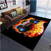 Modern Square Carpet Flannel Monster Jam Thrill Game Monster Truck Carpet Floor Mats Livingroom Bedroom Area Rugs Non-slip Rug