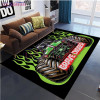 Modern Square Carpet Flannel Monster Jam Thrill Game Monster Truck Carpet Floor Mats Livingroom Bedroom Area Rugs Non-slip Rug