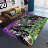 Modern Square Carpet Flannel Monster Jam Thrill Game Monster Truck Carpet Floor Mats Livingroom Bedroom Area Rugs Non-slip Rug