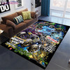 Modern Square Carpet Flannel Monster Jam Thrill Game Monster Truck Carpet Floor Mats Livingroom Bedroom Area Rugs Non-slip Rug