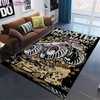 Modern Square Carpet Flannel Monster Jam Thrill Game Monster Truck Carpet Floor Mats Livingroom Bedroom Area Rugs Non-slip Rug