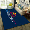 3D Red B-Bull Pattern Carpet Rug for Home Living Room Bedroom Sofa Doormat Decor,Child Play Area Rug Large Non-slip Floor Mat