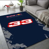 Racing Car Pattern Living Room Area Carpet Bathroom Mat Creative Doormat Boys' Game Bedroom Mat Outdoor Rug Bedroom Decor