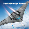 2023 New Military MOC 1163pcs Stealth Strategic Bomber Model Building Blocks DIY Fighter Model Bricks Toys For Children Boy Gift