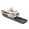 MOC Creative Building Bricks Military Ship Model Expedition Boat Technology Modular Blocks Gifts Toys