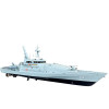 1/50 Remote Control Patrol Boat Model Kit Warship Ship Model Navigation Model Simulation Ship Model Toy Navy Armidale