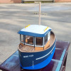 RC Ship Q3 Model Finished Product Ship Wooden Version Tugboat Gift Toy