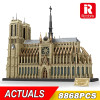 NEW 8868Pcs World Famous Architecture Notre Dame de Paris Model Building Blocks City Streetview Bricks Toys Kids Christmas Gifts
