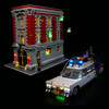Led Lights For GHOSTBUSTERS ECTO-1 And Firehouse MOC Display Hoofdkwartier Model Building Blocks Bricks Compatibel 75827 10274