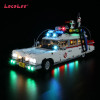 LocoLee LED Light Kit For 10274 Ghost Busters ECTO-1 Collectible Model Car Toy (No Building Blocks)