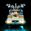 LocoLee LED Light Set For 10300 Creator Delorean Back to the Future Time Machine Car Model Building Blocks Toy Only Lighting Kit