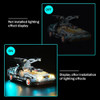 LocoLee LED Light Set For 10300 Creator Delorean Back to the Future Time Machine Car Model Building Blocks Toy Only Lighting Kit