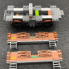 IN stock 1271pcs Crocodiled Locomotived Train Model Building Blocks Bricks Toy Fit High-Tech 10277 Toys for children Gift
