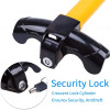 Universal Car Steering Wheel Lock Heavy Duty Anti-theft Car/Van Security Rotary Steering Wheel Lock Enhance Automobile Security