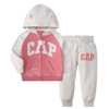 Autumn New 2Pcs Children's Sweater Material Zipper Jacket Infant And Toddler Two Piece Set Long Sleeve Coat With Long Pants