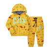 Autumn New 2Pcs Children's Sweater Material Zipper Jacket Infant And Toddler Two Piece Set Long Sleeve Coat With Long Pants