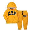 Autumn New 2Pcs Children's Sweater Material Zipper Jacket Infant And Toddler Two Piece Set Long Sleeve Coat With Long Pants